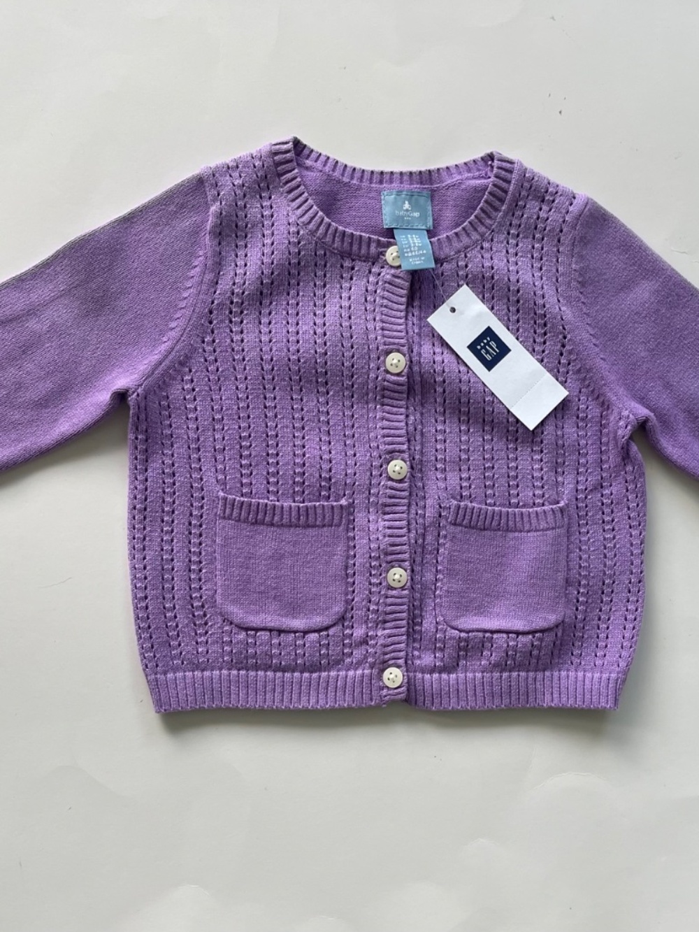 Baby gap girls sweater cardigan and pants Set 3-6 months NEW - Picture 4 of 15